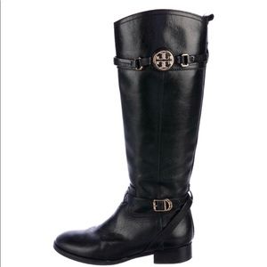 Tory Burch Calista Riding Boots. Size 7M. Black.